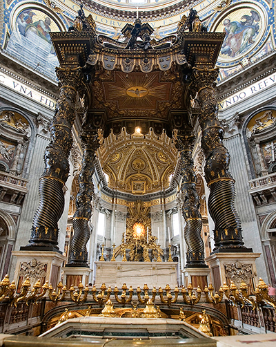 St Peter's Baldachin  Gian Lorenzo Bernini